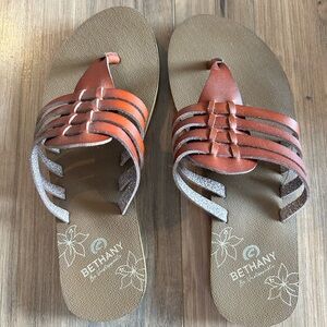 Cobian Women's Sandals - Brown and Tan Strappy Design